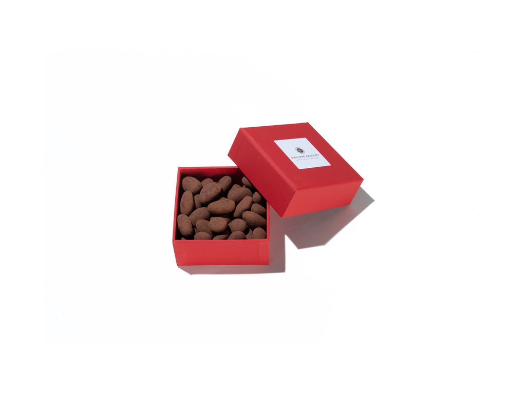 Sea salt caramel chocolate coated almonds
